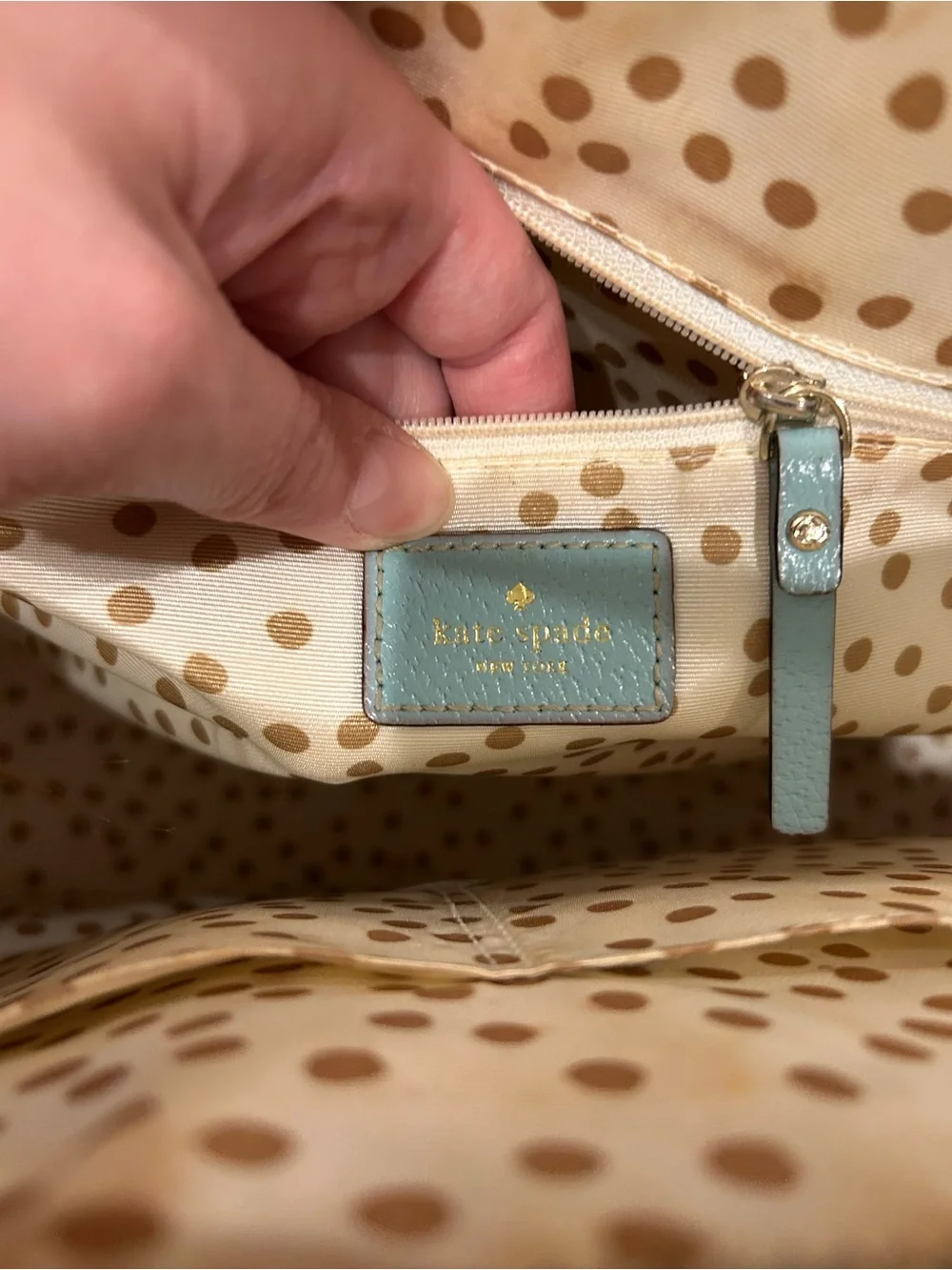 Kate Spade Rachelle Wellesley Handbag in aqua